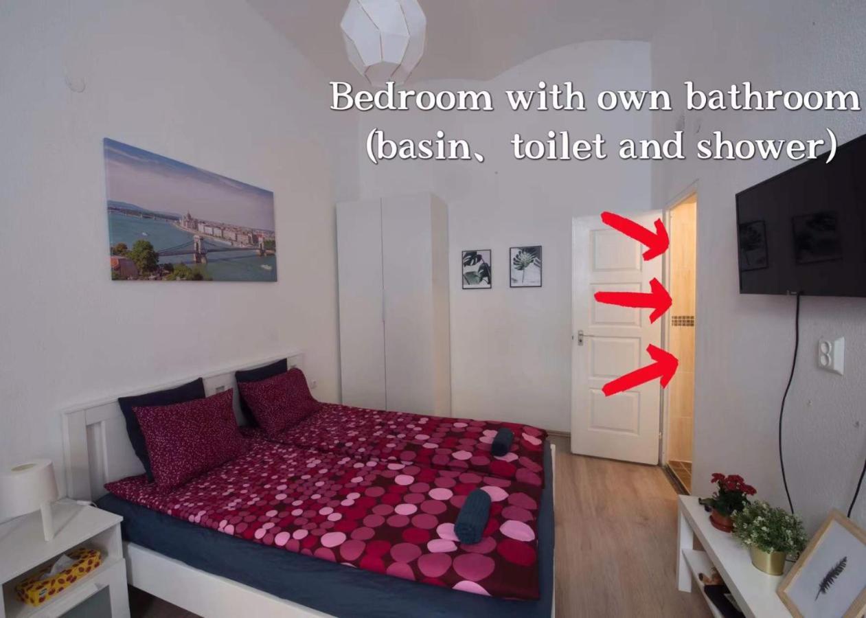 No. 11 Apartment With 2 Bathrooms Next To Railway Station Budapešť Exteriér fotografie